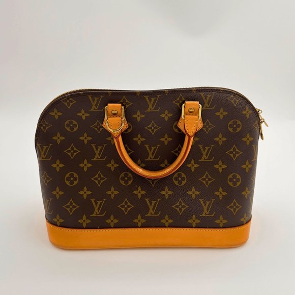 0032JPL-Louis Vuitton Alma PM Monogram Canvas Handbag  Medium Patina Luxury Bag - Picture 2 of 14